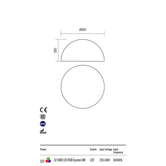 LED Градинска сфера BLOB 90170 Redo IP65 | Osvetlenieto.bg LED Градинска сфера BLOB 90170 Redo IP65 | Osvetlenieto.bg