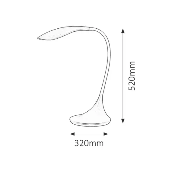 LED работна лампа Dominic 4167 Rabalux 4.5W 3000K | Osvetlenieto.bg