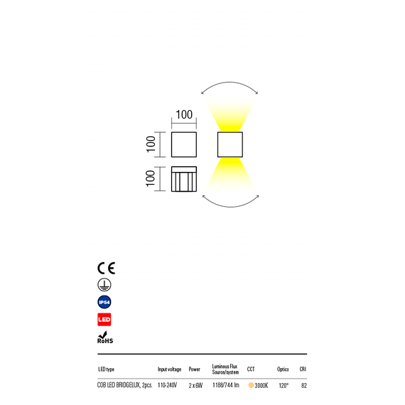 LED Външен аплик VARY 90172 Redo IP54 | Osvetlenieto.bg