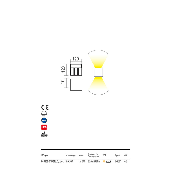 LED Външен аплик VARY 90294 Redo IP54 | Osvetlenieto.bg
