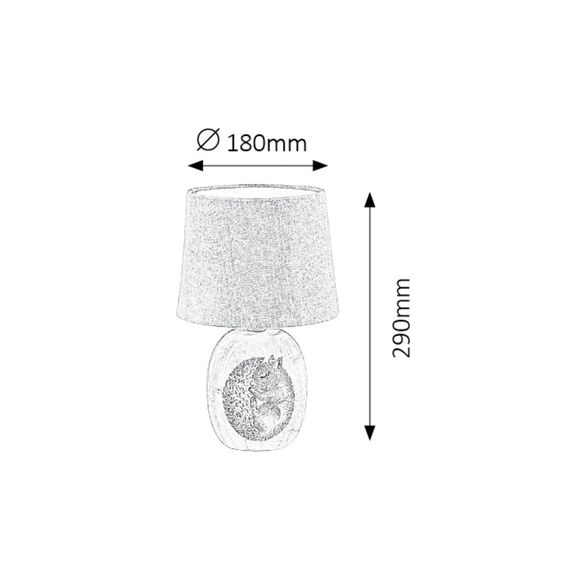 Настолна лампа Dorka 4605 Rabalux 1xE14 | Osvetlenieto.bg