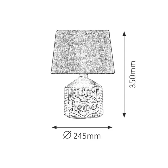 Настолна лампа Petra 4386 Rabalux 1xE14 | Osvetlenieto.bg