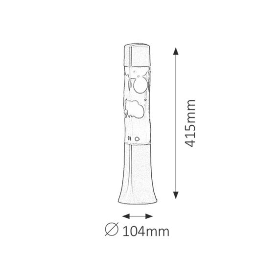 Настолна лава лампа Marshal 4109 Rabalux 1xE14 | Osvetlenieto.bg