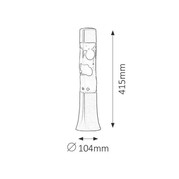Настолна лава лампа Marshal 4110 Rabalux 1xE14 | Osvetlenieto.bg