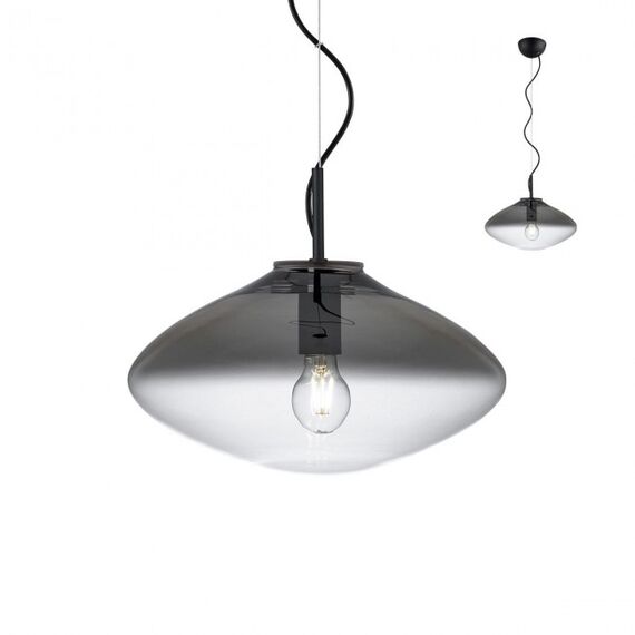Полилей ABSOLUTE 01-1619 Redo 1X42W E27 D380 SMOKY GREY SHADOW | Osvetlenieto.bg