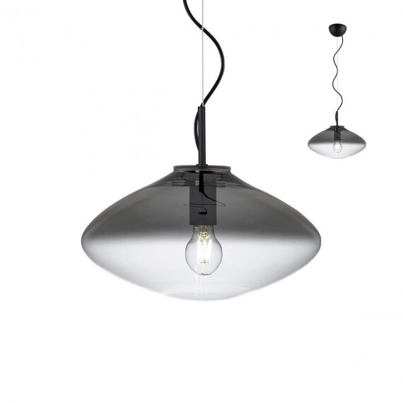 Полилей ABSOLUTE 01-1619 Redo 1X42W E27 D380 SMOKY GREY SHADOW | Osvetlenieto.bg