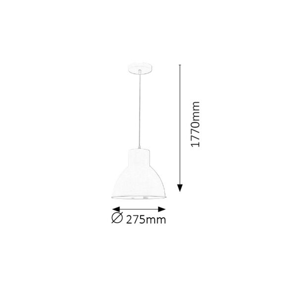 Vintage пендел Derek 2578 Rabalux 1xE27 | Osvetlenieto.bg