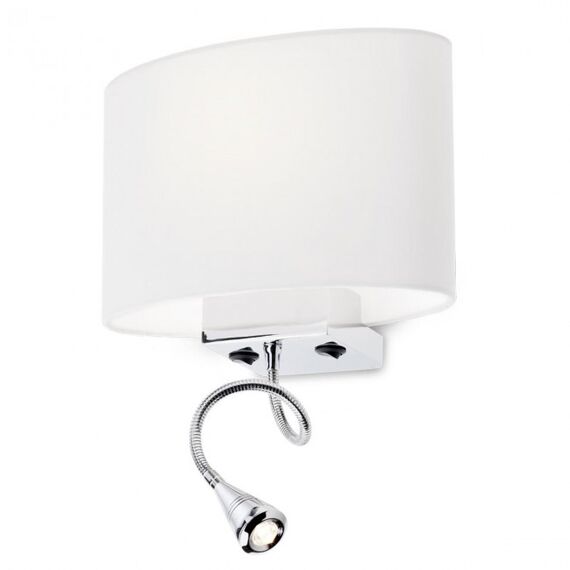 Аплик ENJOY 01-679 WH Redo 1X42W E27 + LED 1X1W 3000K | Osvetlenieto.bg