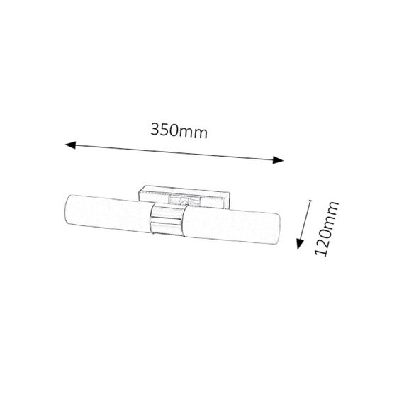LED аплик за баня Jim 5750 Rabalux 2x5W 4000K | Osvetlenieto.bg LED аплик за баня Jim 5750 Rabalux 2x5W 4000K | Osvetlenieto.bg