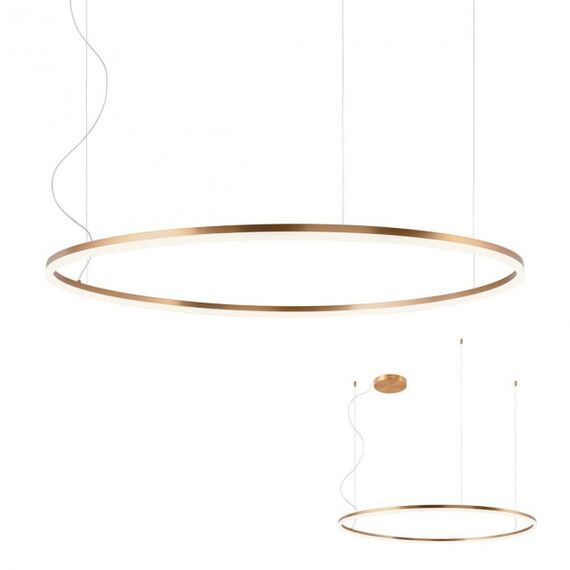 LED Полилей ORBIT 01-1717-TRIAC Redо 84W 3000K D1200 BRASS | Osvetlenieto.bg