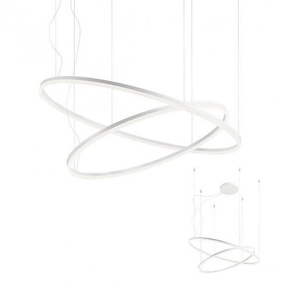 LED Полилей ORBIT 01-1922-TRIAC Redo 108W 4000K D1000+600 SAND WHITE | Osvetlenieto.bg
