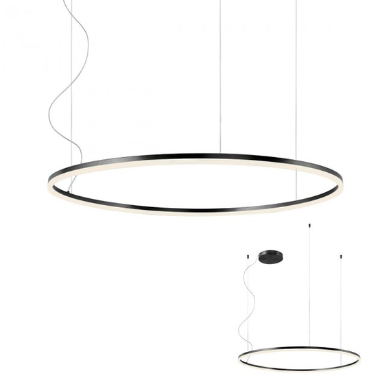 LED Полилей ORBIT 01-1950-DALI Redo 66W 3000K D1000 SAND BLACK | Osvetlenieto.bg