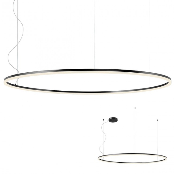 LED Полилей ORBIT 01-1952-TRIAC Redo 105W 3000K D1500 SAND BLACK | Osvetlenieto.bg