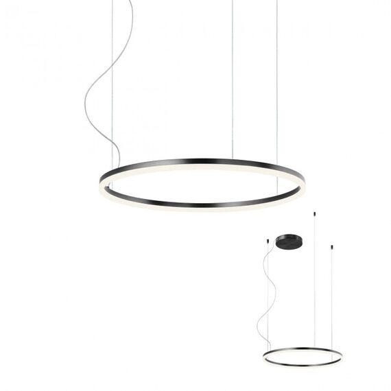 LED Полилей ORBIT 01-1961-TRIAC Redo 42W 4000K D600 SAND BLACK | Osvetlenieto.bg