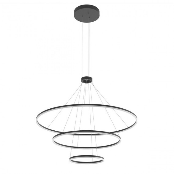 LED Полилей ORBIT 01-2247-DALI Redo 200W D1500+1000+600 SAND BLACK | Osvetlenieto.bg