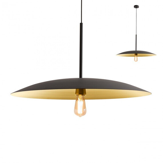 Пендел CYMBAL 01-1744 Redo 1X42W E27 D730 SAND BLACK/GOLD | Osvetlenieto.bg