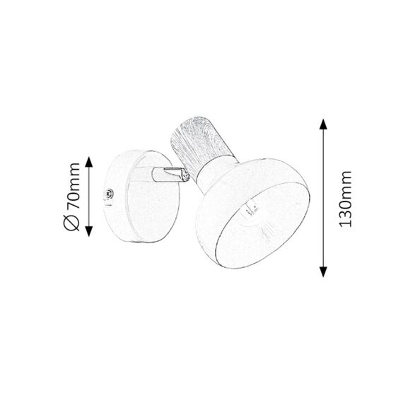 Спот Holly 5943 Rabalux 1xE14 | Osvetlenieto.bg