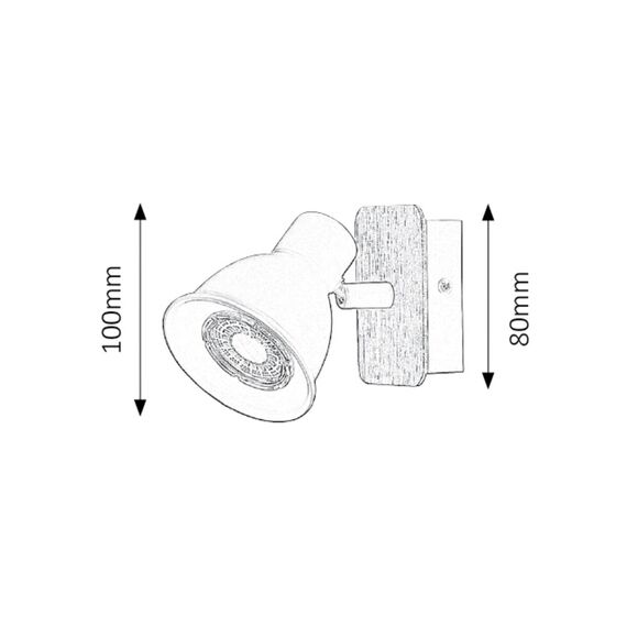 Спот Mac 5902 Rabalux 1xGU10 | Osvetlenieto.bg