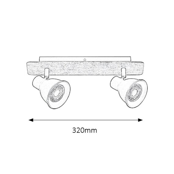 Спот Mac 5903 Rabalux 2xGU10 | Osvetlenieto.bg