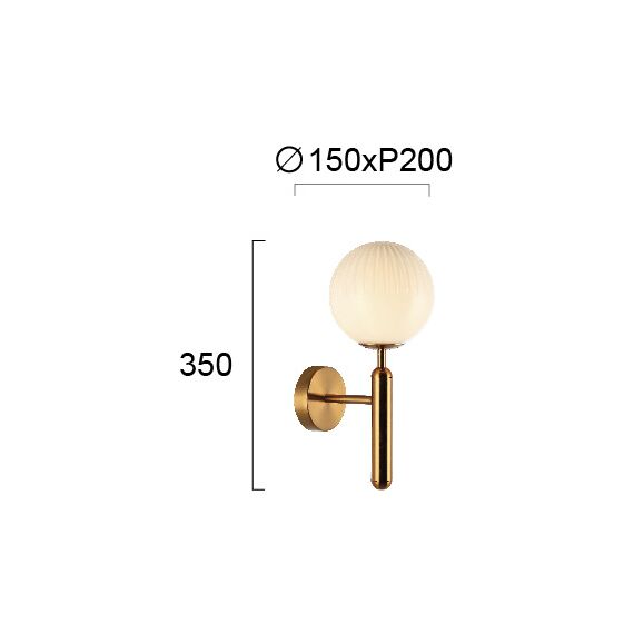 Аплик JOLIN 4259500 Viokef 1xG9 | Osvetlenieto.bg Аплик JOLIN 4259500 Viokef 1xG9 | Osvetlenieto.bg