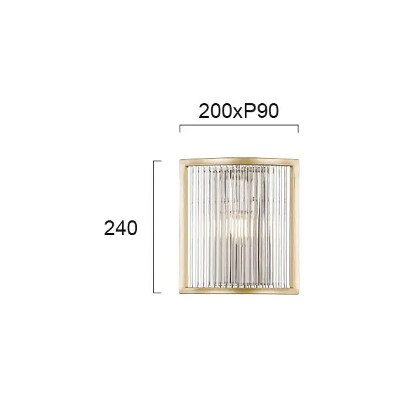 Аплик KAROLINA 4258700 Viokef 1xE14 | Osvetlenieto.bg