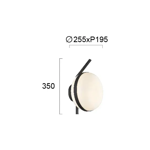 Аплик PALMA 4245400 Viokef 1xE27 | Osvetlenieto.bg