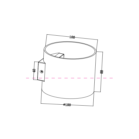 Аплик Rond C066WL-01MG Maytoni 1xG9 | Osvetlenieto.bg
