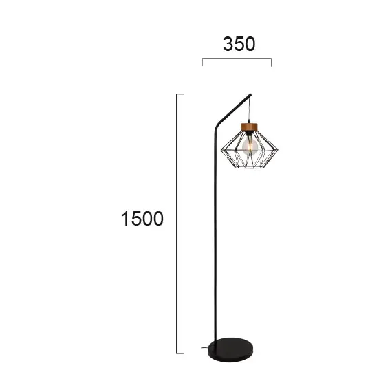 Лампион VEGA 4254200 Viokef 1xE27 | Osvetlenieto.bg