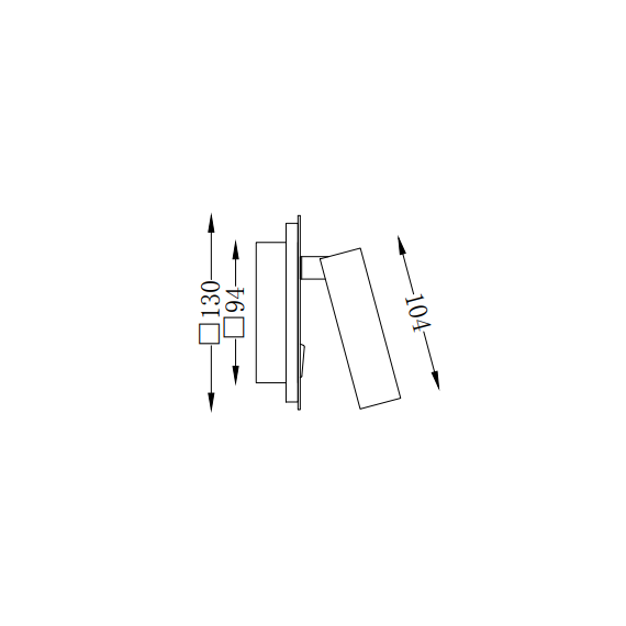 LED Аплик Los 176 C175-WL-01-6W-MG Maytoni 9W 3000K | Osvetlenieto.bg