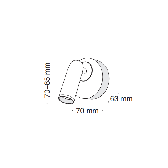 LED Аплик Mirax C038WL-L3W3K Maytoni 3W 3000K | Osvetlenieto.bg