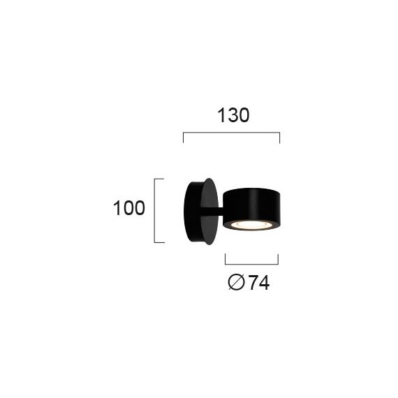 LED Аплик PRIMA 4258000 Viokef 5W 3000K | Osvetlenieto.bg