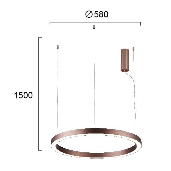 LED Полилей CHOCO 4244500 Viokef 48W 3000K | Osvetlenieto.bg