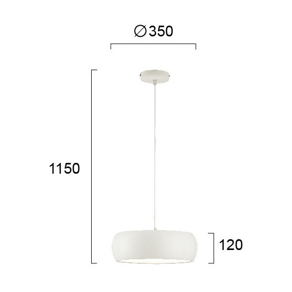 LED Пендел SALI 4227600 Viokef 24W 3000K | Osvetlenieto.bg