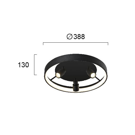 LED Плафон DENIS 4250700 Viokef 30W 3000K | Osvetlenieto.bg