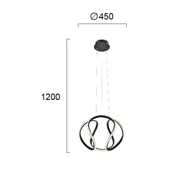 LED Полилей BERLIN 4247400 Viokef 40W 3000K | Osvetlenieto.bg LED Полилей BERLIN 4247400 Viokef 40W 3000K | Osvetlenieto.bg