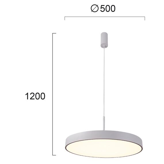 LED Полилей MADISON 4235600 Viokef 40W 3000K-4000K CCT switch | Osvetlenieto.bg
