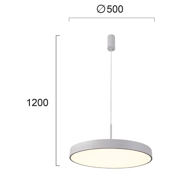 LED Полилей MADISON 4235600 Viokef 40W 3000K-4000K CCT switch | Osvetlenieto.bg