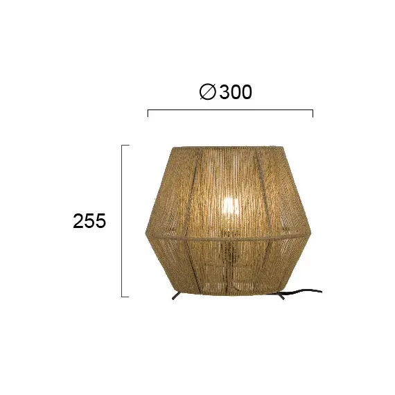 Настолна лампа ZAIRA 4214202 Viokef 1xE27 | Osvetlenieto.bg