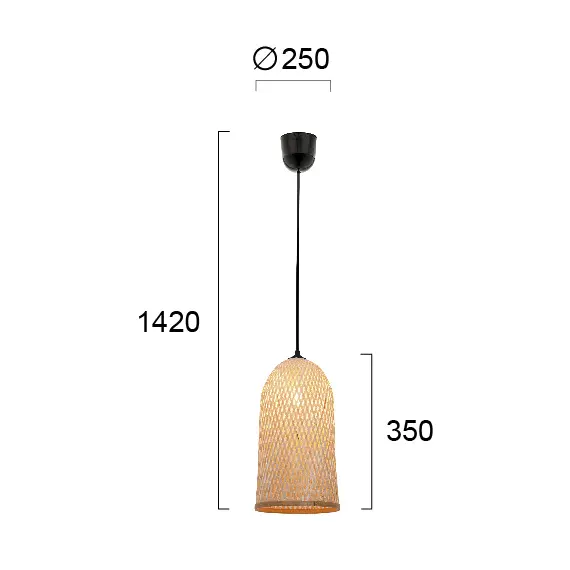 Пендел CASPER 4253200 Viokef 1xE27 | Osvetlenieto.bg