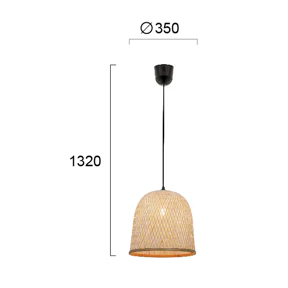 Пендел CASPER 4253300 Viokef 1xE27 | Osvetlenieto.bg