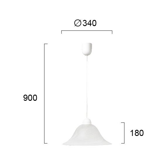 Пендел DUET 3927500 Viokef 1xE27 | Osvetlenieto.bg Пендел DUET 3927500 Viokef 1xE27 | Osvetlenieto.bg