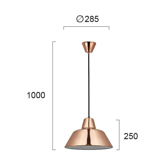 Пендел GLEN 4105603 Viokef 1xE27 | Osvetlenieto.bg