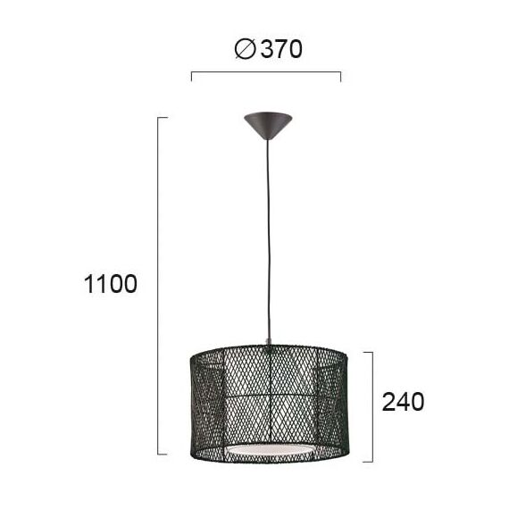 Пендел GRIDO 4149001 Viokef 1xE27 | Osvetlenieto.bg Пендел GRIDO 4149001 Viokef 1xE27 | Osvetlenieto.bg