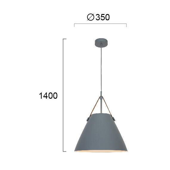Пендел HECTOR 4253800 Viokef 1xE27 | Osvetlenieto.bg