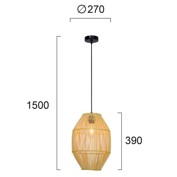 Пендел LETA 4228400 Viokef 1xE27 | Osvetlenieto.bg Пендел LETA 4228400 Viokef 1xE27 | Osvetlenieto.bg