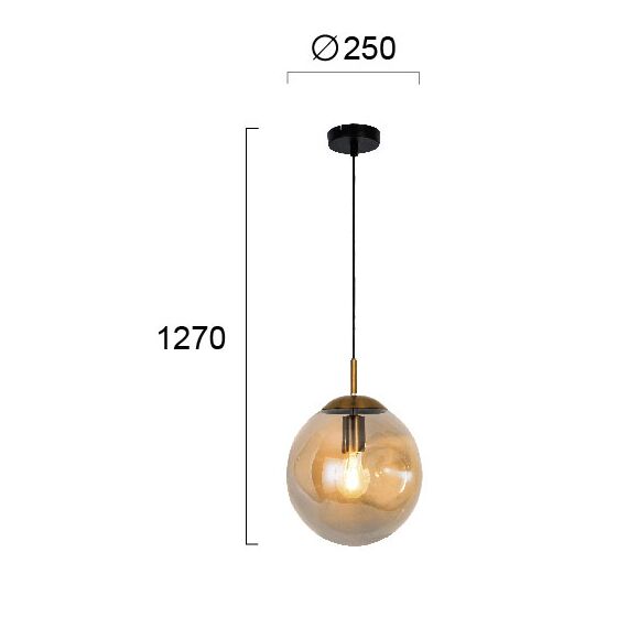 Пендел OSCAR 4253600 Viokef 1x E27 | Osvetlenieto.bg Пендел OSCAR 4253600 Viokef 1x E27 | Osvetlenieto.bg