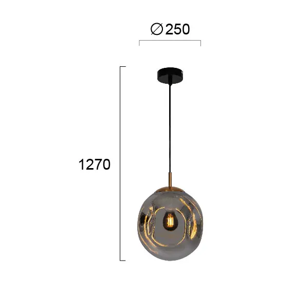 Пендел OSCAR 4253601 Viokef 1xE27 | Osvetlenieto.bg