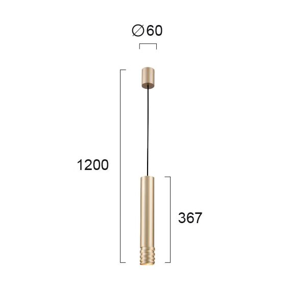 Пендел PALOMA 4208401 Viokef 1xGU10 | Osvetlenieto.bg