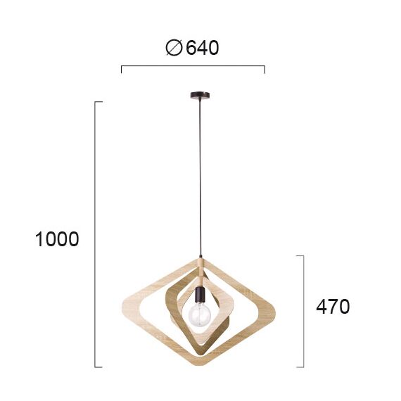 Пендел ROXIE 4184300 Viokef 1xE27 | Osvetlenieto.bg Пендел ROXIE 4184300 Viokef 1xE27 | Osvetlenieto.bg