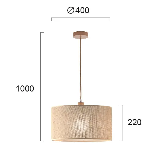 Пендел SENSO 4216200 Viokef 1xE27 | Osvetlenieto.bg